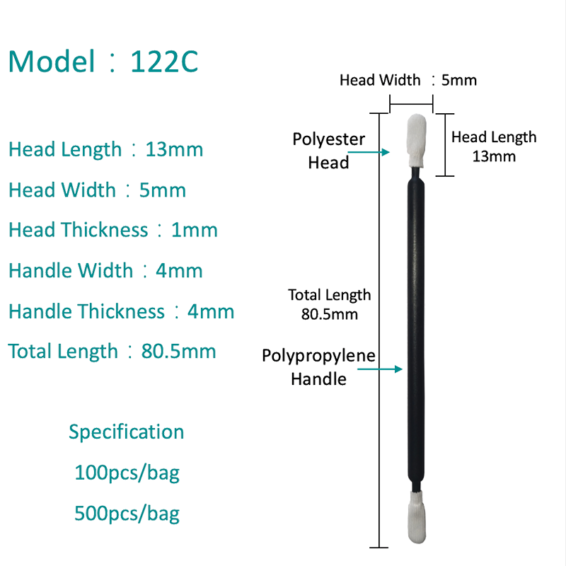 SW-122C DUPLE CAPELA POIXO SWAB de espuma