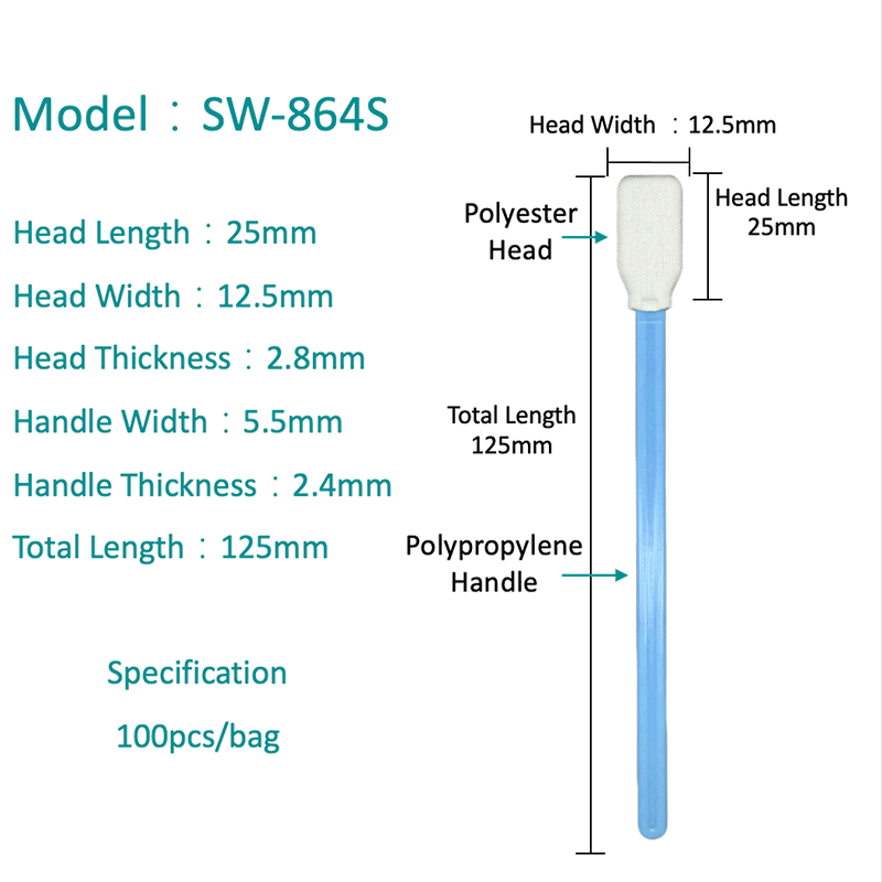 SW-864S Swab de poliéster resistente ao desgaste
